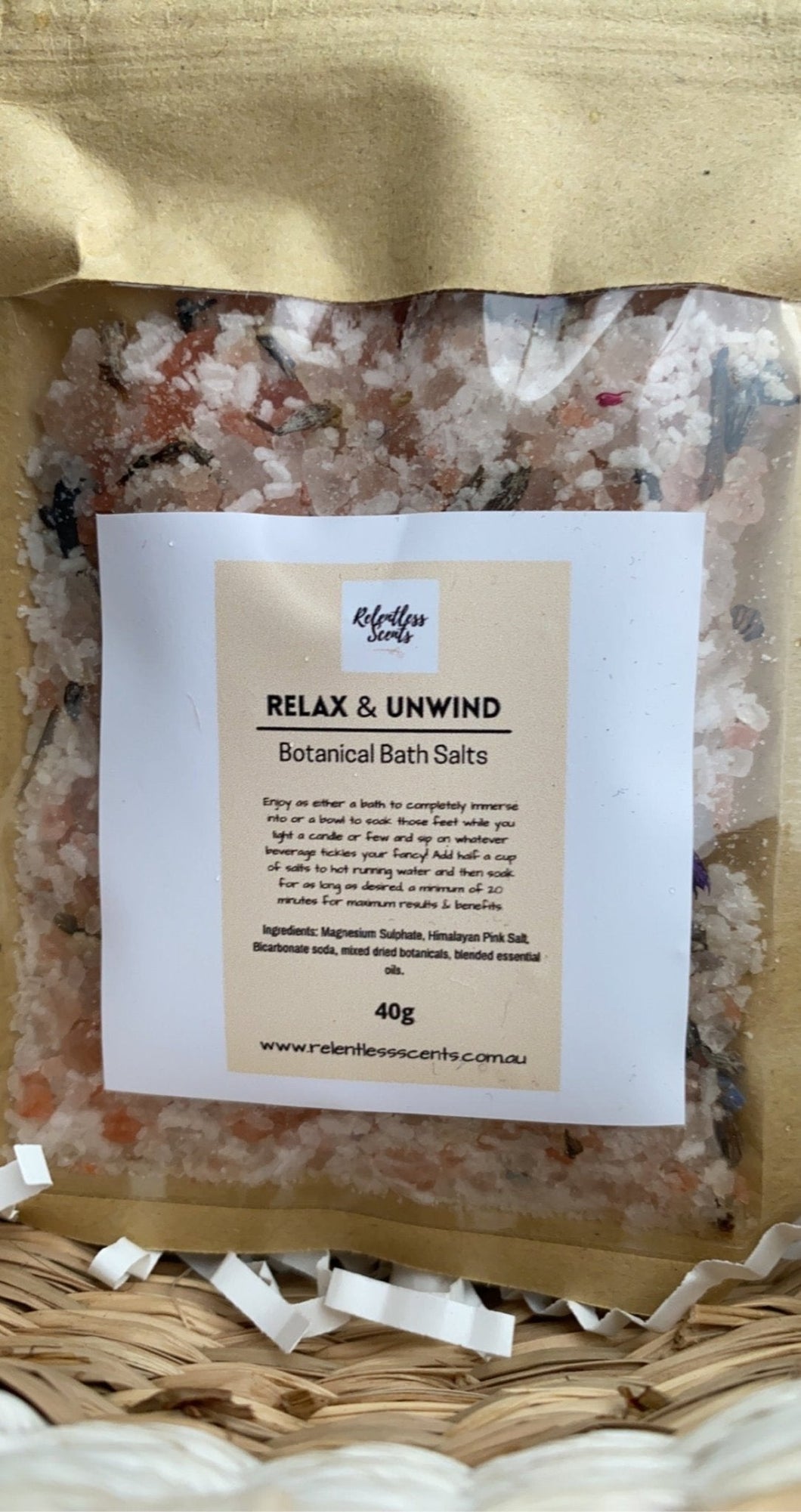 Relax & Unwind 40g - Relentless Scents